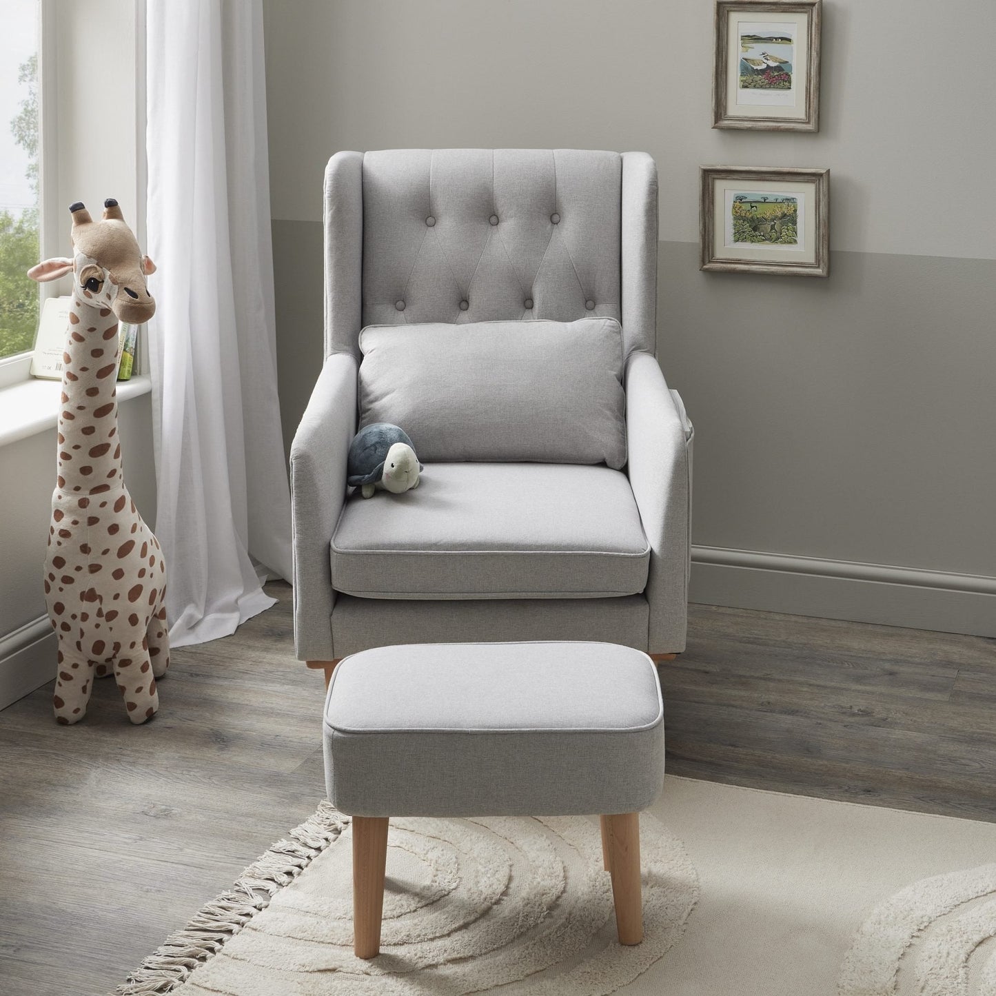 Lux Nursing Chair with Footstool