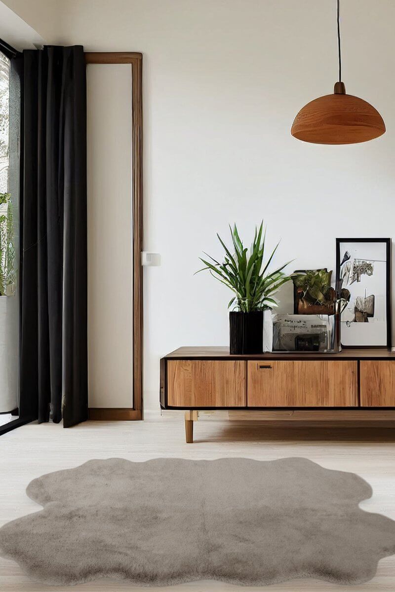 Luxury Fur Shaggy Rug – Ultra-Soft Geometric