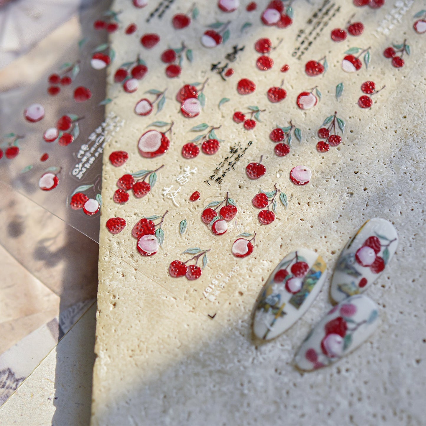 Hello Claws | Lychee Nail Deco Sticker