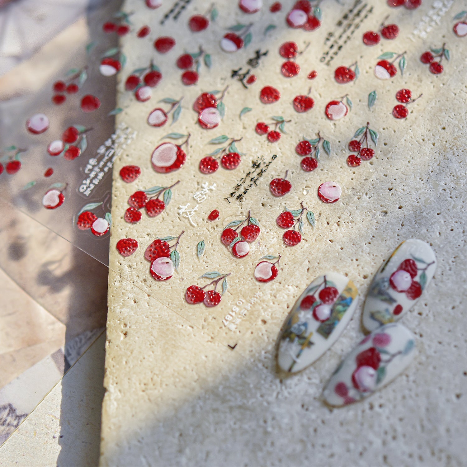 Hello Claws | Lychee Nail Deco Sticker