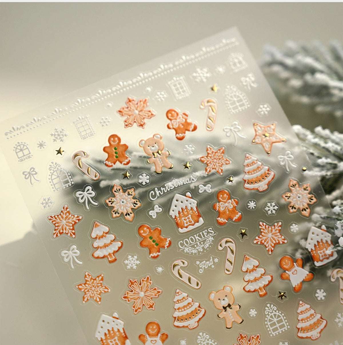 Hello Claws | Gingerbread Nail Deco Sticker