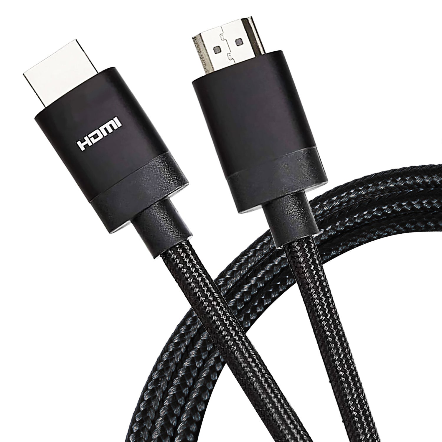 Maplin HDMI to HDMI V2.1 8K Ultra HD 60fps Braided Cable with Ethernet - Black