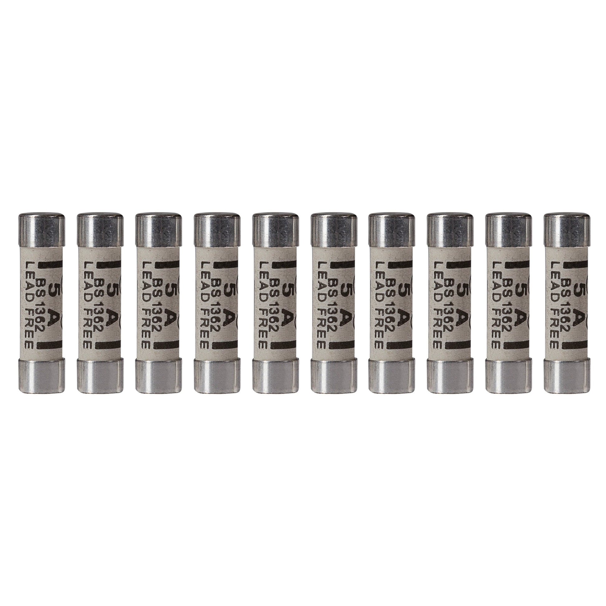 Maplin 5 Amp Plug Fuse BS1362 25.4 x 6.4mm - Pack of 10