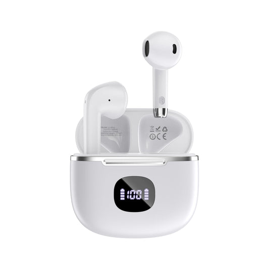 Maplin Wireless Bluetooth Classic Fit Earphones with USB-C Charging Case – White