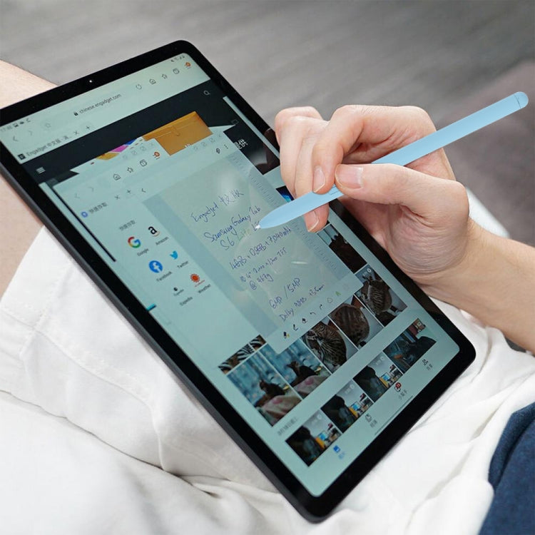 High Sensitivity Stylus Pen For Samsung Galaxy Tab S7/S7+/S7 FE/S8/S8+/S8 Ultra/S9/S9+/S9 Ultra/S10/S10+/S10 Ultra (Blue)