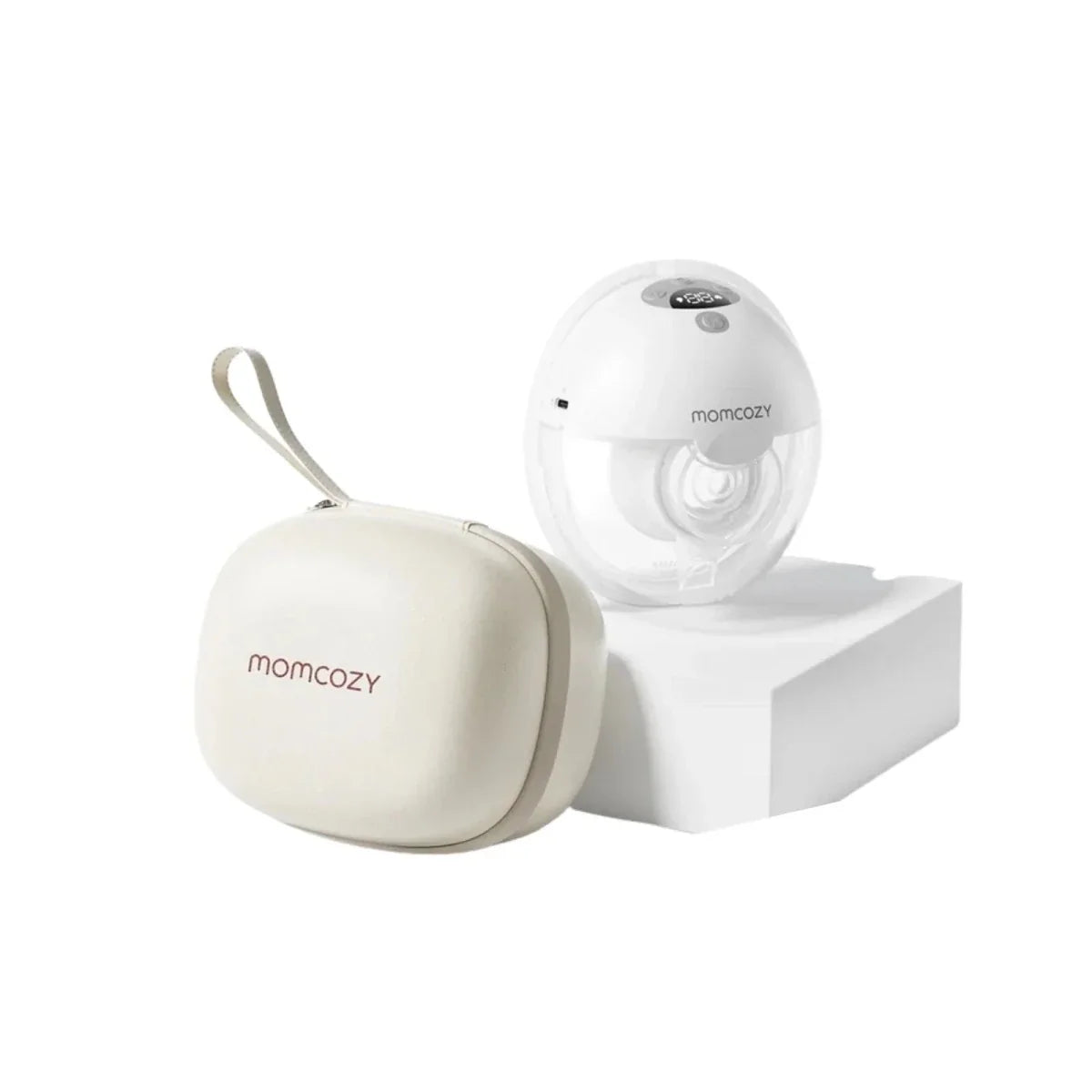 Momcozy M5 Smart Single Wearable Electric Breast Pump - Grey