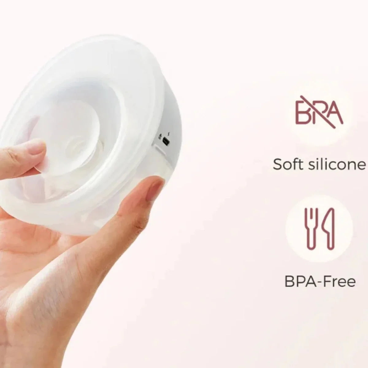 Momcozy M5 Smart Wearable Double Electric Breast Pump - Grey