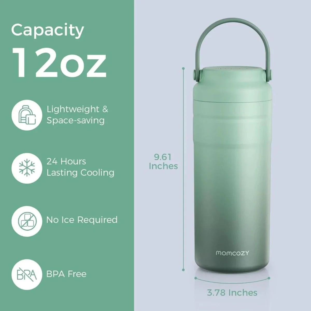Momcozy Portable Breast Milk Cooler for Travel 12oz