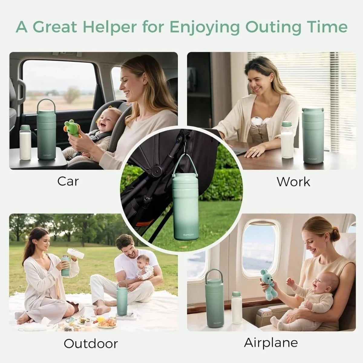Momcozy Portable Breast Milk Cooler for Travel 12oz