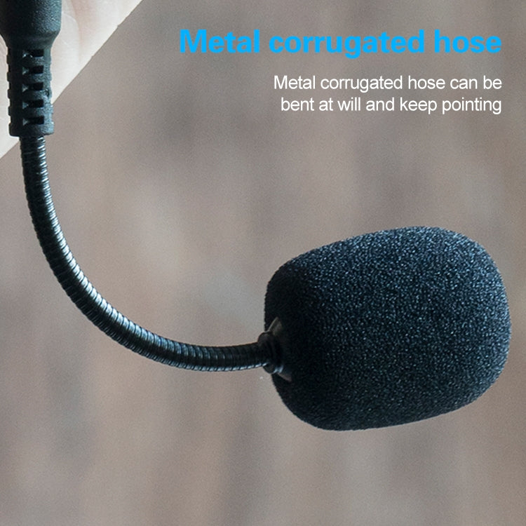 ZJ002MR-01 Mono 3.5mm Plug Bluetooth Wireless Interpreter Tour Guide Megaphone Straight Microphone, Mono