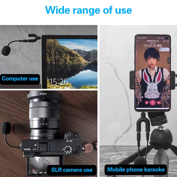 ZJ002MR-01 Mono 3.5mm Plug Bluetooth Wireless Interpreter Tour Guide Megaphone Straight Microphone, Mono