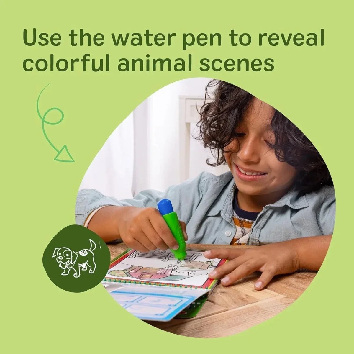 Melissa & Doug Water Wow Animals Coloring Book