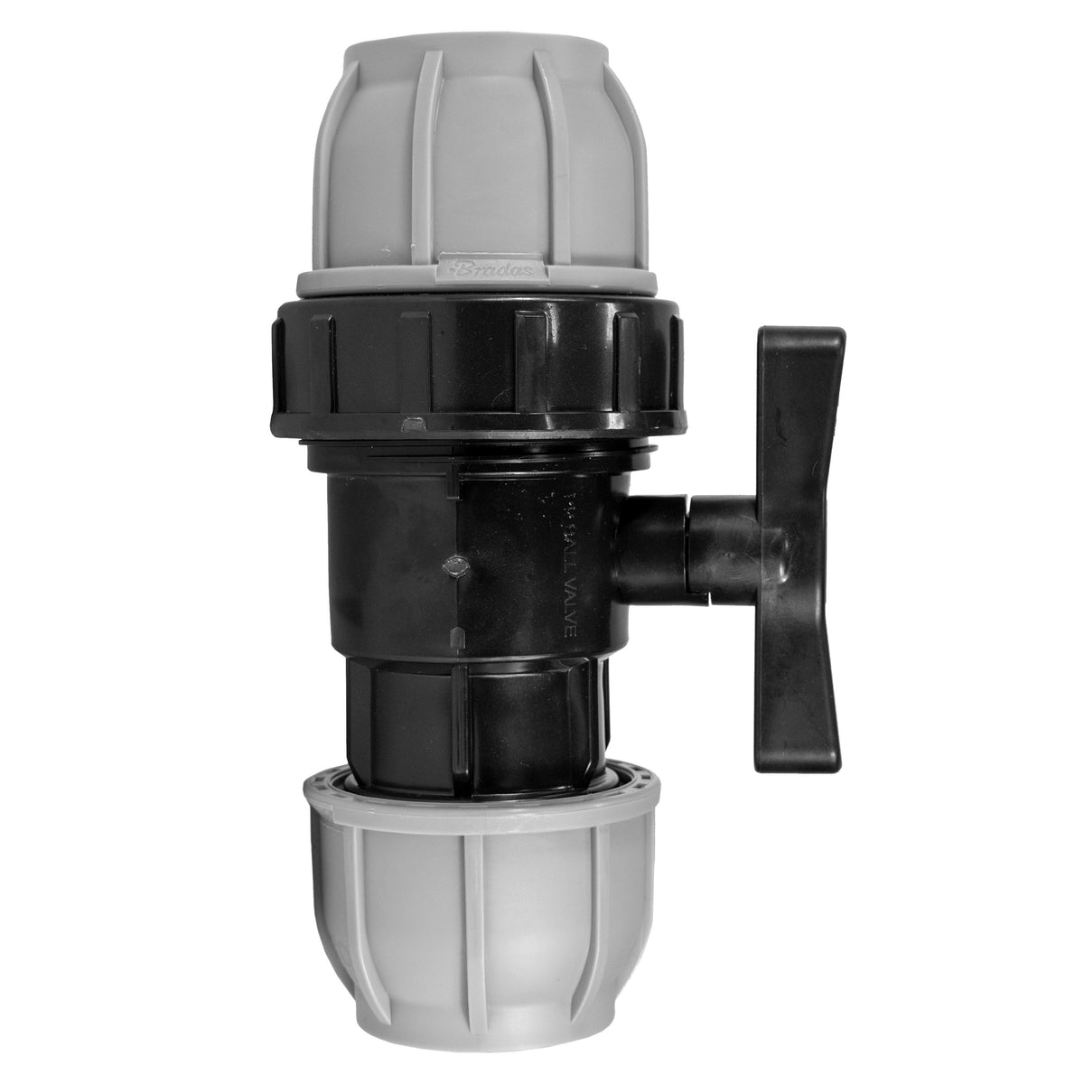 Wall Flange Kit 32mm MDPE + 32mm MDPE Valve + 3/4" Camlock Type F+C