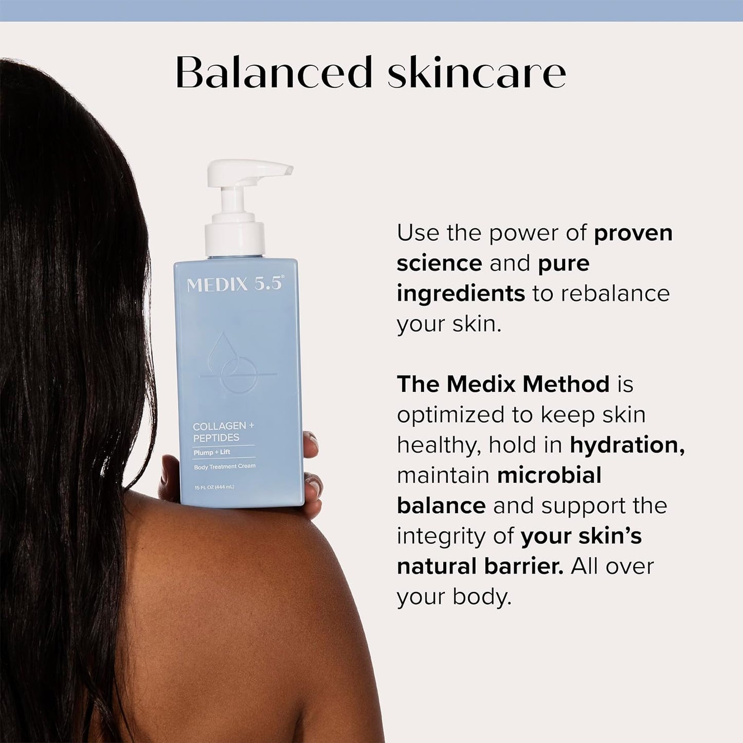 MEDIX 5.5 Body Treatment Cream with Collagen + Peptides