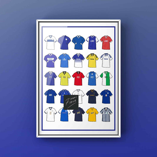 Millwall Retro Shirts Football Print