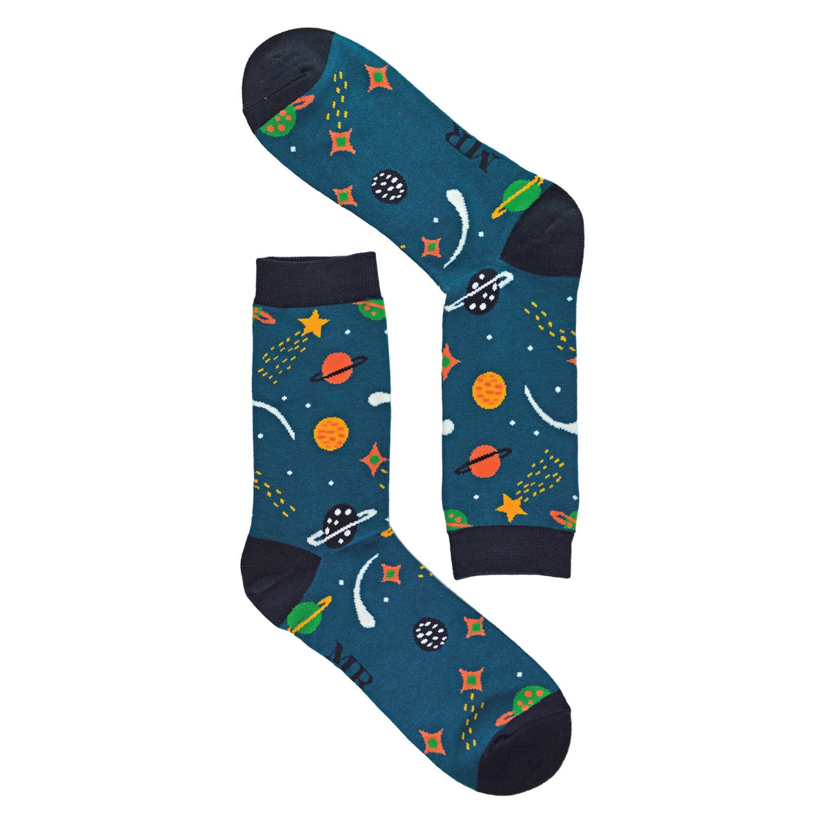 1 Pack Mens Space Enthusiast Bamboo Socks