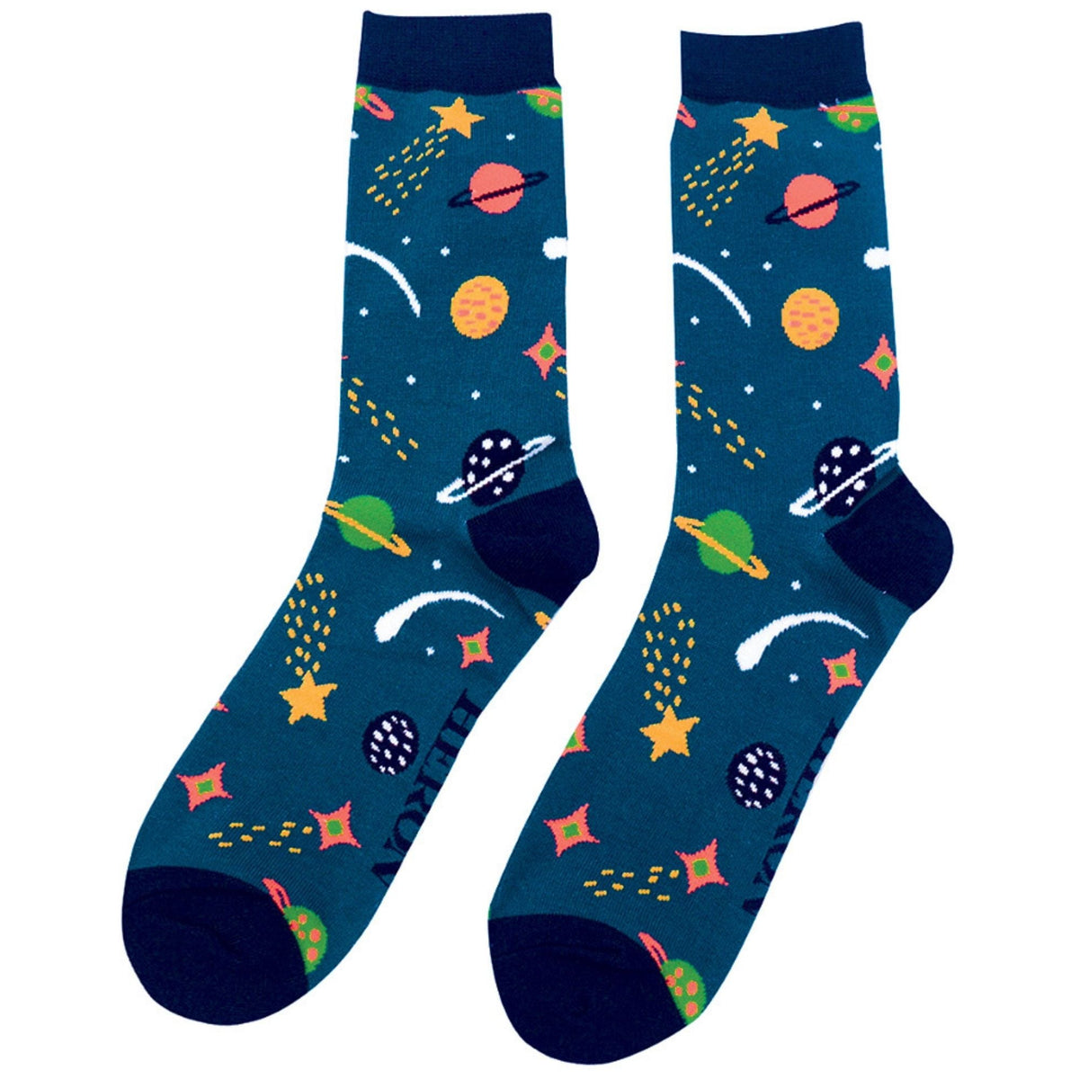 1 Pack Mens Space Enthusiast Bamboo Socks