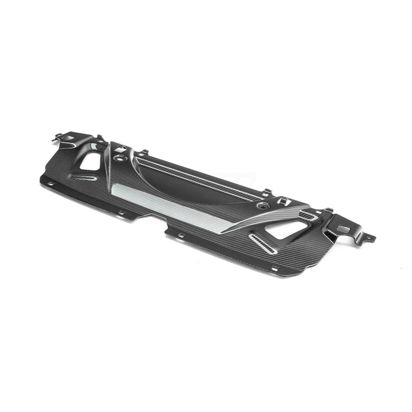 MHC+ BMW G90 & G99 M5 Full Replacement Radiator Cooling Shroud Slam Panel In Pre Preg Carbon Fibre