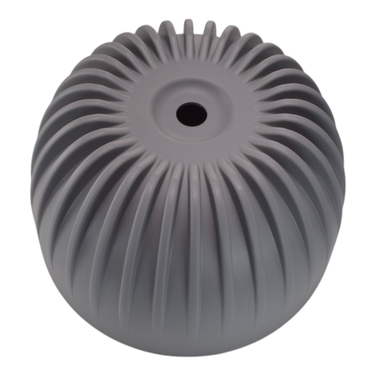 Mira Bowl Pot, Insert and Hole with Plug 300mm Gray