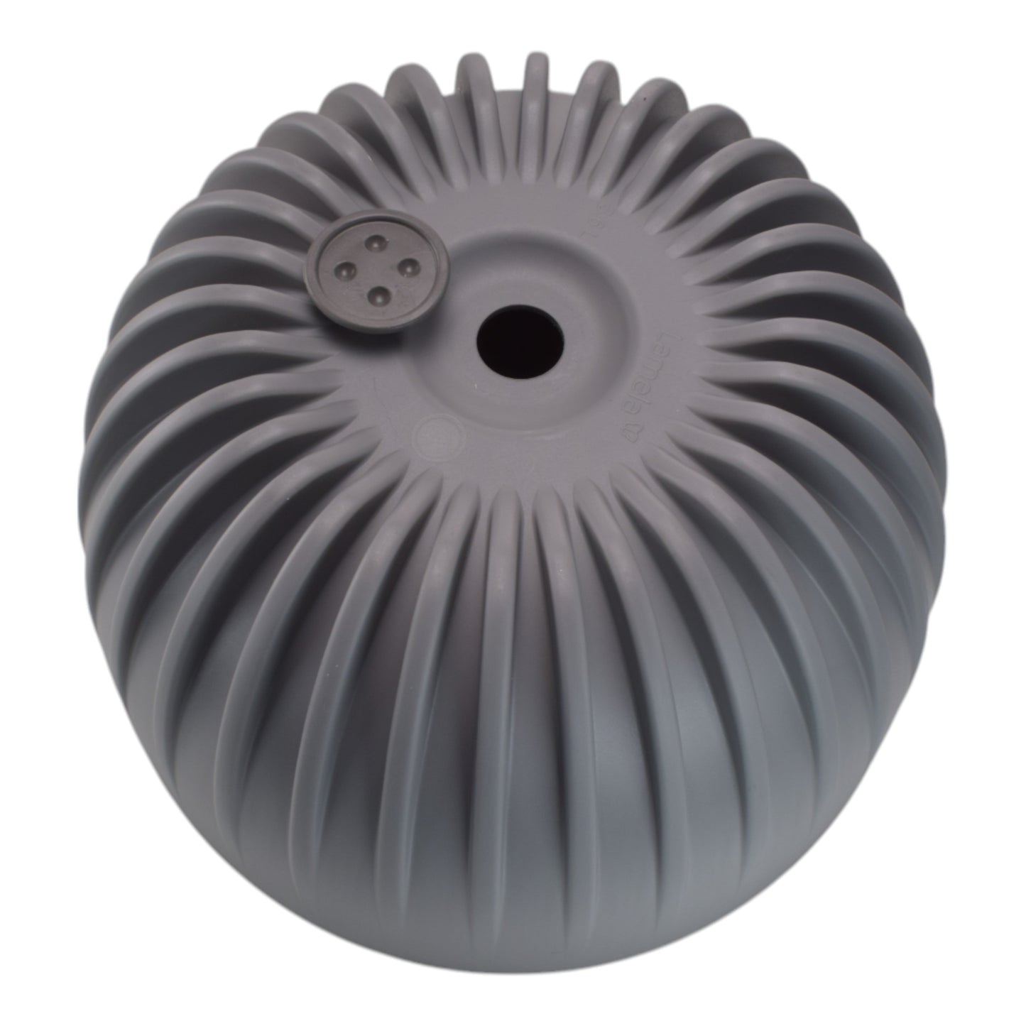 Mira Bowl Pot, Insert and Hole With Plug 240mm Gray