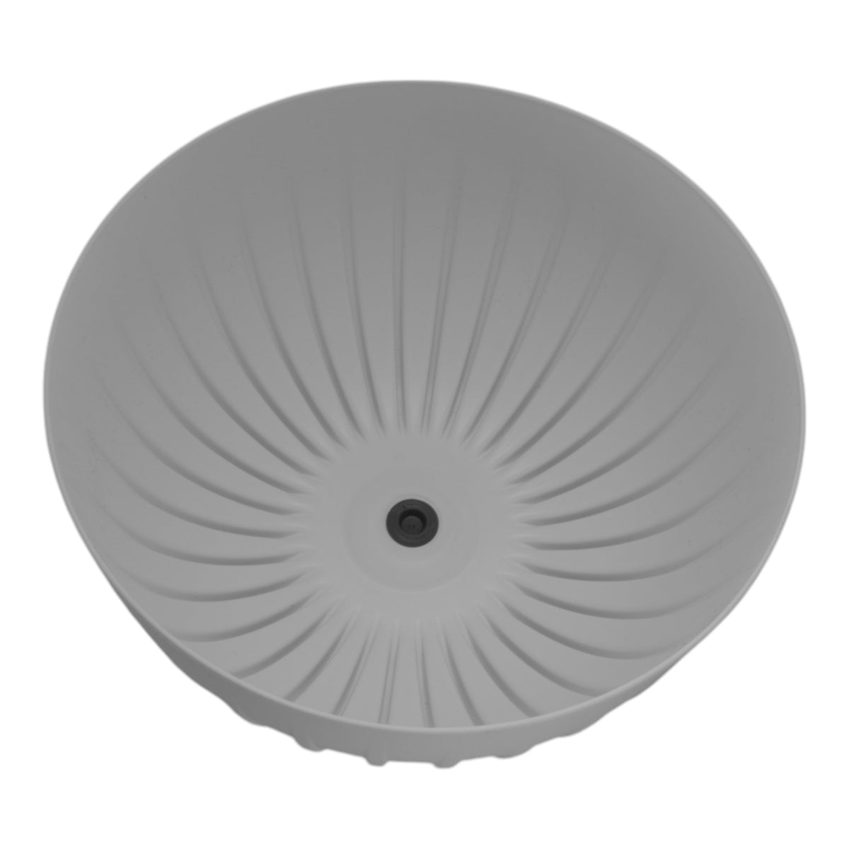 Mira Bowl Pot, Insert and Hole With Plug 240mm White