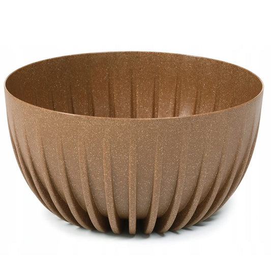 Mira Bowl Pot, Insert and Hole with Plug 300mm Eco Wood for Home and Garden Use