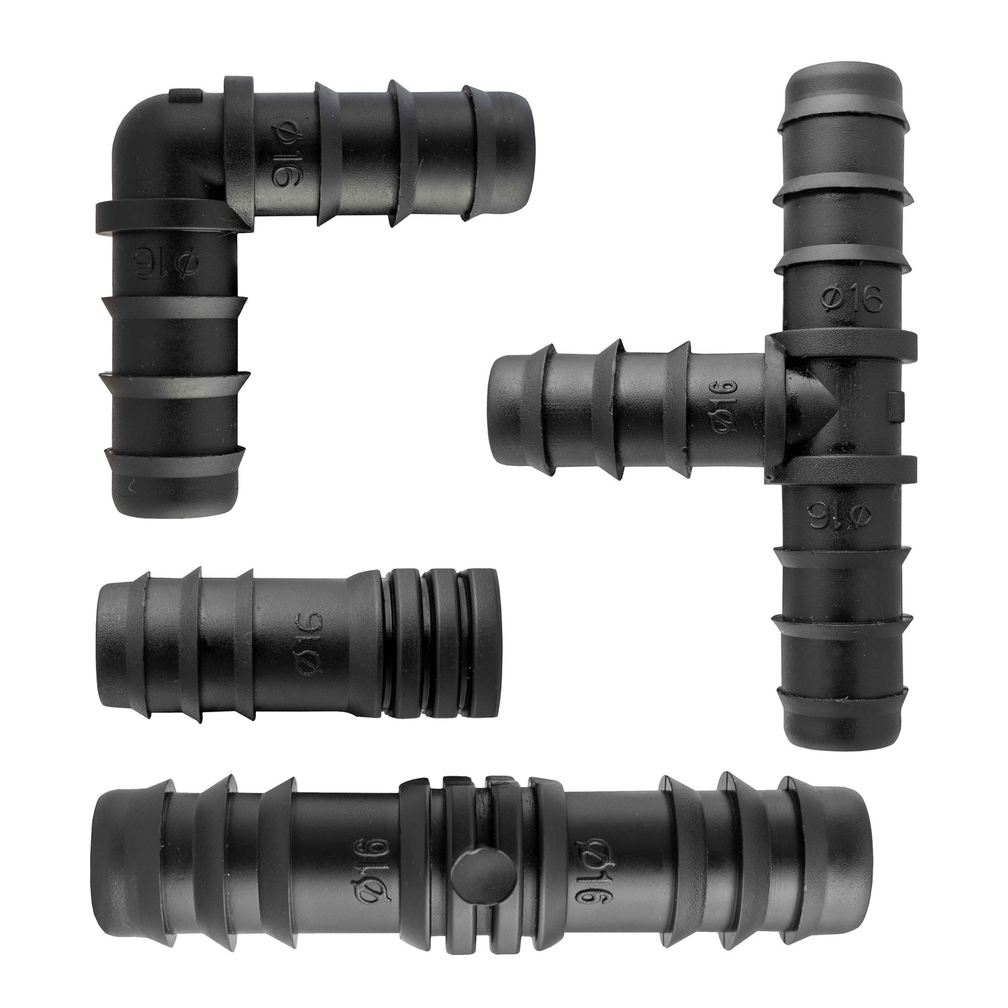 Mix 1/2in Barb Connectors HOZ15 Drip Irrigation Fitting Pipe and Water Fitting