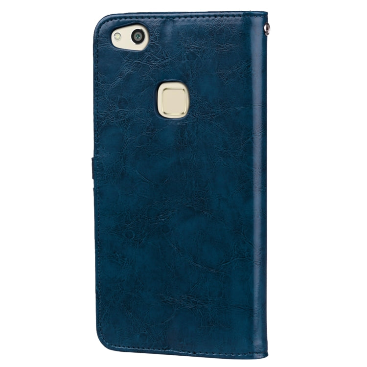For Huawei P10 Lite Business Style Oil Wax Texture Horizontal Flip Leather Case with Holder & Card Slots & Wallet, For Huawei P10 Lite