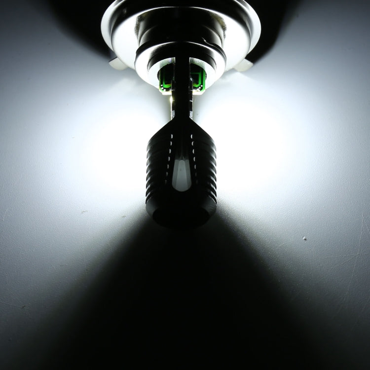 H4 DC12V / 7.4W Motorcycle LED Headlight with 24LEDs SMD-3030 Lamp Beads, H4 Style 1 (Yellow + White), H4 Style 1 (White Light)