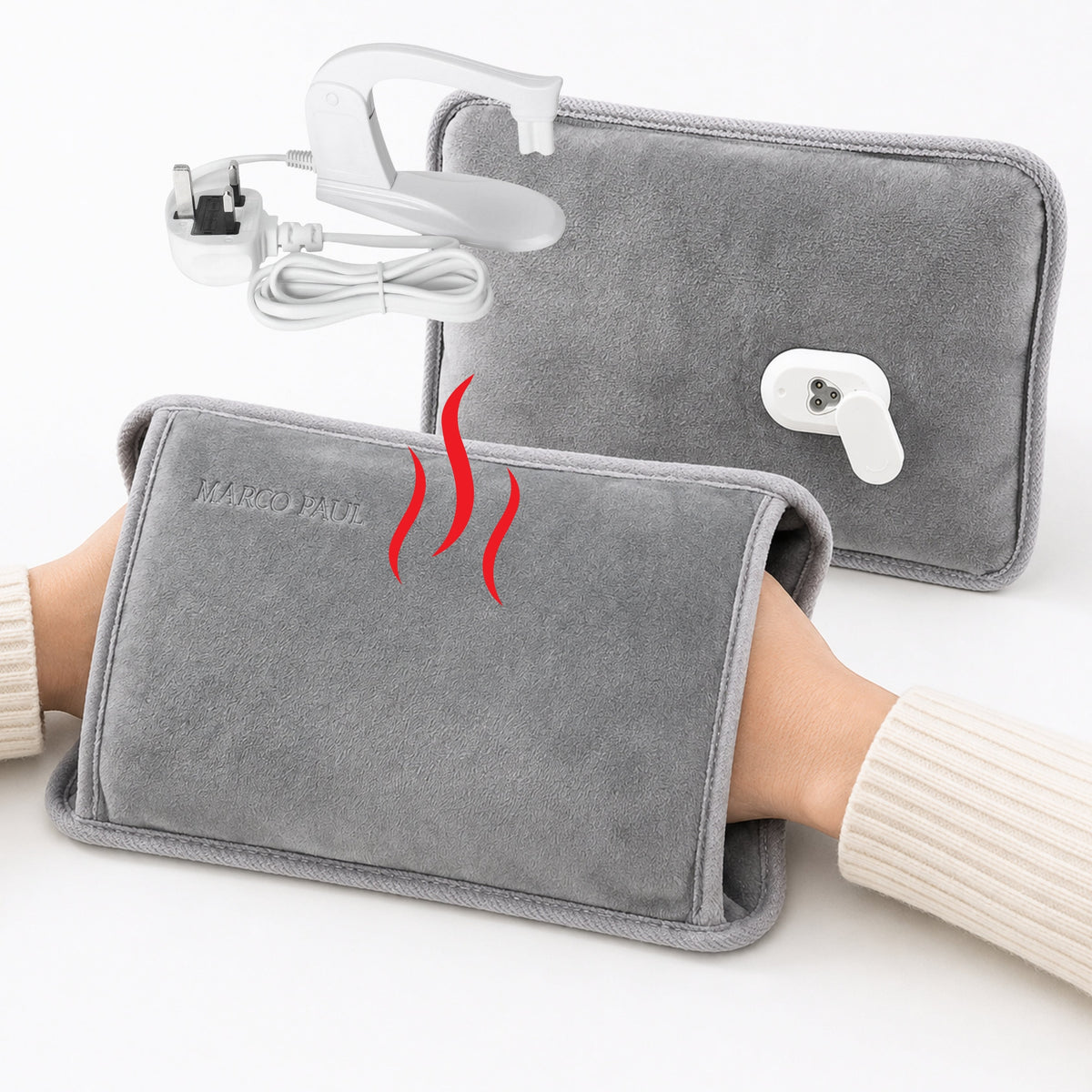 Rechargeable Heat Pad with Hand Warmer Pockets