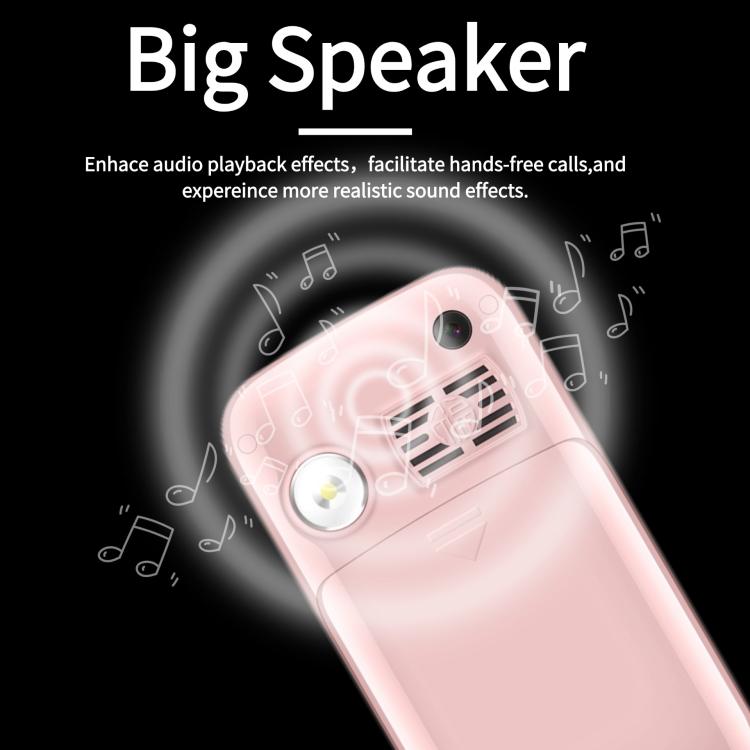 Mafam F899 Flip Phone, 2.4 inch, 32MB+32MB, Support FM, SOS, GSM, Family Number, Big Keys, Dual SIM, EU Plug, EU Plug