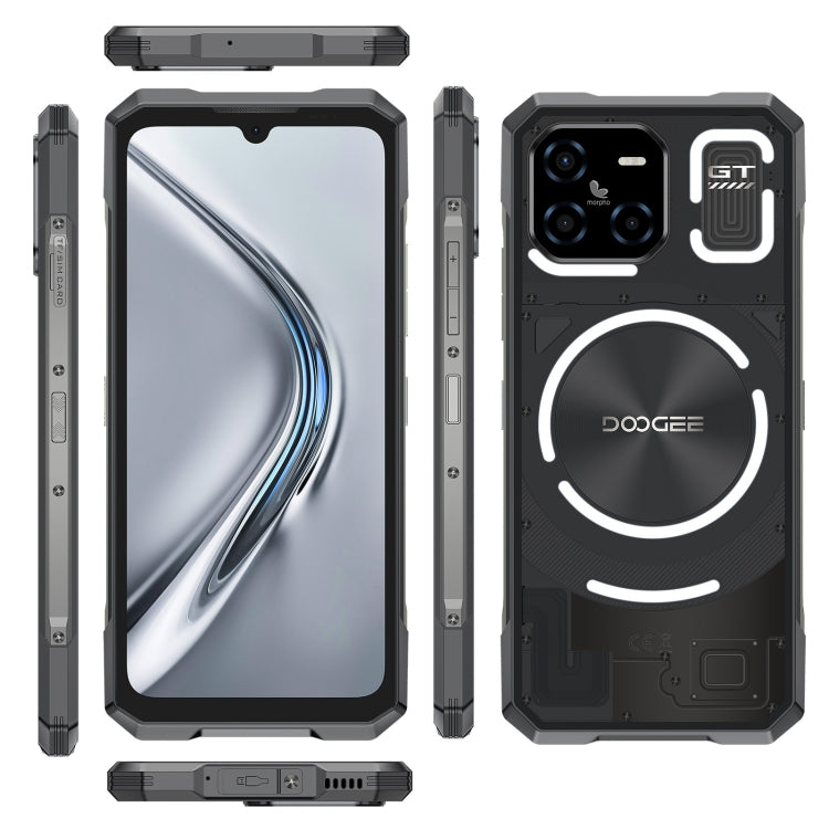 [HK Warehouse] DOOGEE Blade GT 5G Rugged Phone, 12GB+256GB, 6.72 inch Android 14 Dimensity 7050 Octa Core, Network: 5G, OTG, NFC, LED Light Effect (Black)