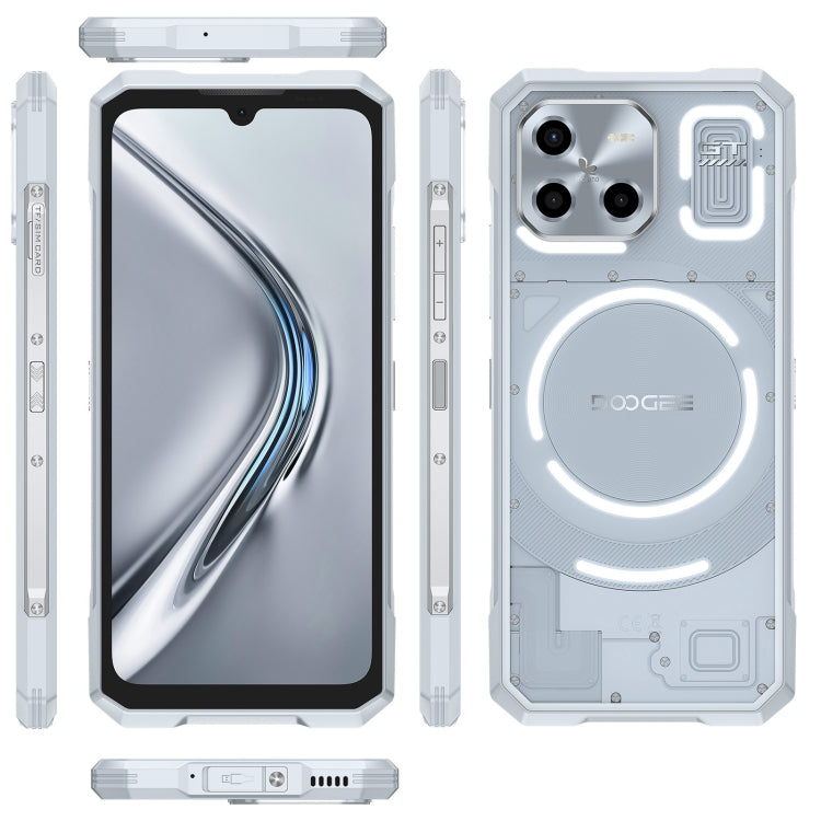 [HK Warehouse] DOOGEE Blade GT 5G Rugged Phone, 12GB+256GB, 6.72 inch Android 14 Dimensity 7050 Octa Core, Network: 5G, OTG, NFC, LED Light Effect (White)