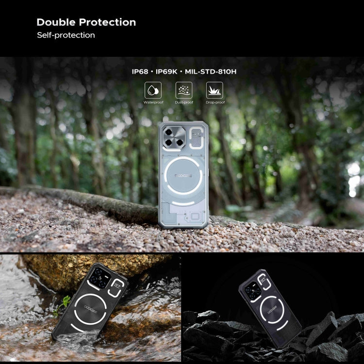 [HK Warehouse] DOOGEE Blade GT 5G Rugged Phone, 12GB+256GB, 6.72 inch Android 14 Dimensity 7050 Octa Core, Network: 5G, OTG, NFC, LED Light Effect (White)