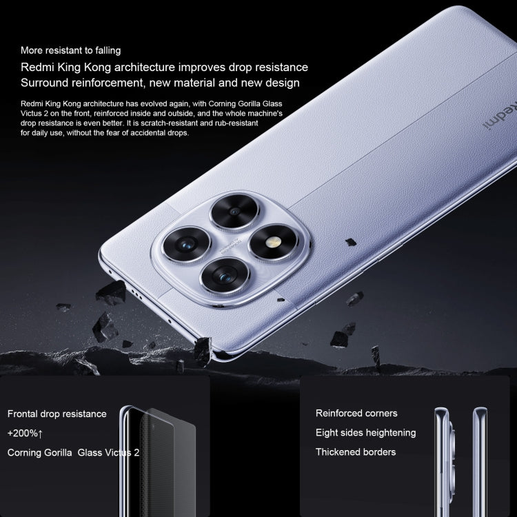 Xiaomi Redmi Note 14 Pro, 12GB+256GB, 6.67 inch Xiaomi HyperOS Mediatek Dimensity 7300-Ultra Octa Core, NFC, Network: 5G (White)