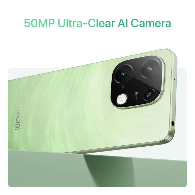 UMIDIGI G9C, 6GB+128GB, Face ID & Side Fingerprint Identification, 6.75 inch Android 14 MediaTek Helio G36 Octa Core, Network: 4G (Galaxy  White)