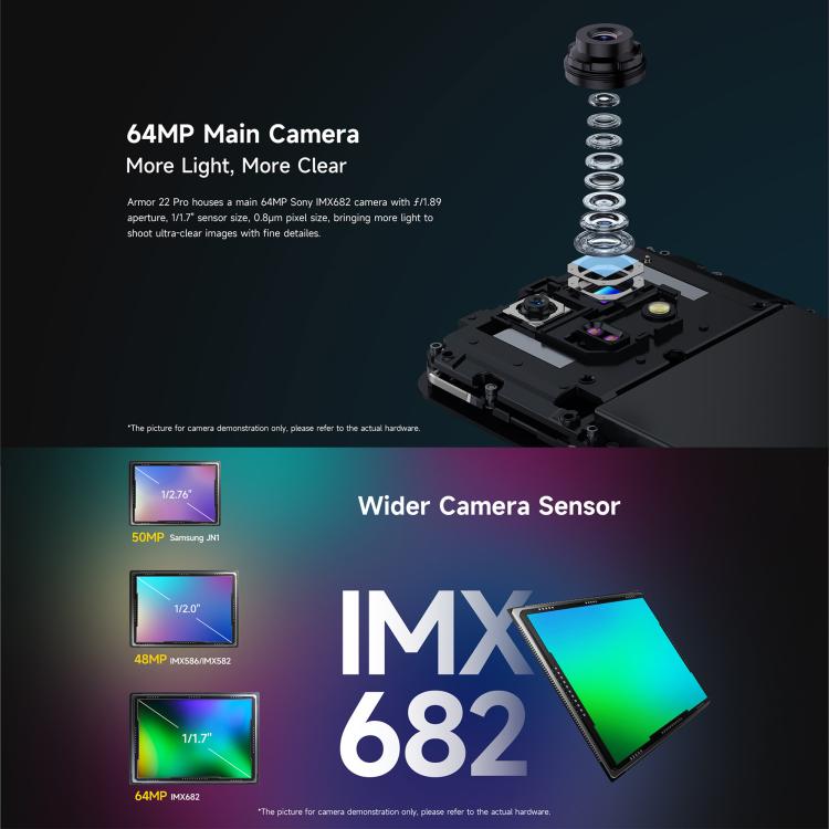 Ulefone Armor 22 Pro IP68/IP69K Rugged Phone, 8GB+128GB, 6.58 inch Android 15 MediaTek Helio G96 Octa Core, Network: 4G, NFC, OTG, 8GB+128GB