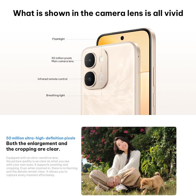 vivo Y500i, 12GB+512GB, Side Fingerprint, 6.75 inch Android 16 OriginOS 6 Snapdragon 4 Gen Octa Core, OTG, NFC, Network: 5G, 12GB+512GB