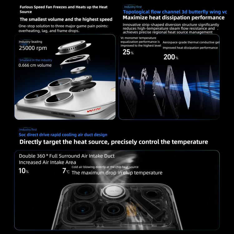 Honor WIN, 16GB+1TB, 3D Ultrasonic Fingerprint, 10000mAh Battery, 6.83 inch MagicOS 10.0 / Android 16 Snapdragon 8 Elite Gen 5 Octa Core, Network: 5G, NFC, OTG, 16GB+1TB