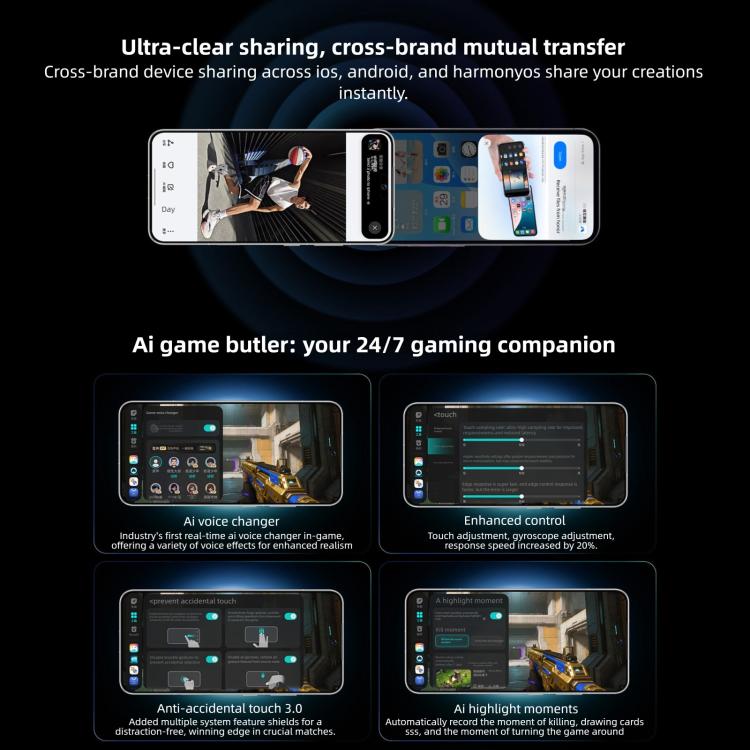 Honor WIN, 16GB+512GB, 3D Ultrasonic Fingerprint, 10000mAh Battery, 6.83 inch MagicOS 10.0 / Android 16 Snapdragon 8 Elite Gen 5 Octa Core, Network: 5G, NFC, OTG, 16GB+512GB