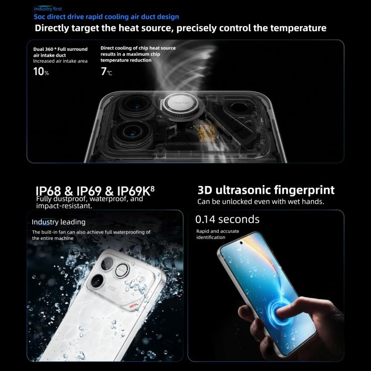 Honor WIN RT, 12GB+512GB, 3D Ultrasonic Fingerprint, 10000mAh Battery, 6.83 inch MagicOS 10.0 / Android 16 Snapdragon 8 Elite Octa Core, Network: 5G, NFC, OTG, 12GB+512GB