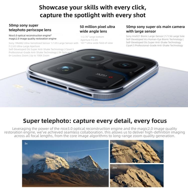 vivo iQOO 15 Ultra, 16GB+512GB, Ultrasonic 3D Fingerprint, 6.85 inch Android 16 OriginOS 6 Snapdragon 8 Elite Gen 5 Octa Core, OTG, NFC, Network: 5G, Support Google Play, 16GB+512GB
