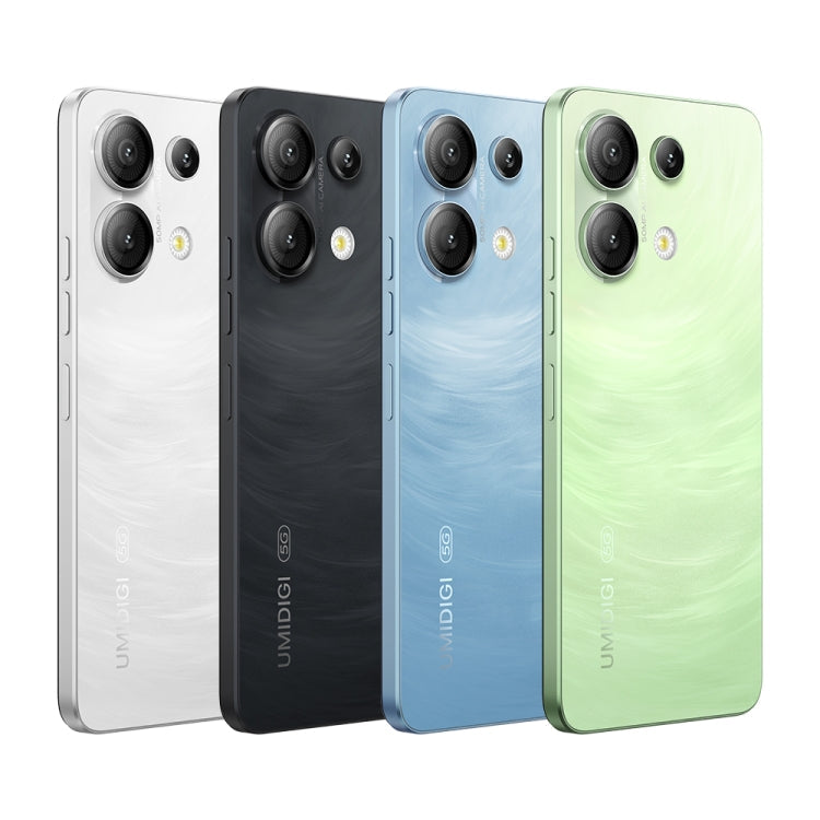 UMIDIGI G9 5G, 6GB+128GB, Side Fingerprint & Face ID Identification, 6.75 inch Android 14 UNISOC T765 Octa Core, Network: 5G (Galaxy Green)