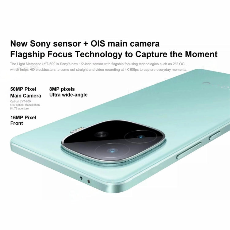 vivo iQOO Z9 Turbo, Dual Back Cameras, 16GB+512GB, Face ID Screen Fingerprint Identification, 6.78 inch Android 14.0 OriginOS 4 Snapdragon 8s Gen 3 Octa Core 3.0GHz, OTG, NFC, Network: 5G, Support Google Play (White)
