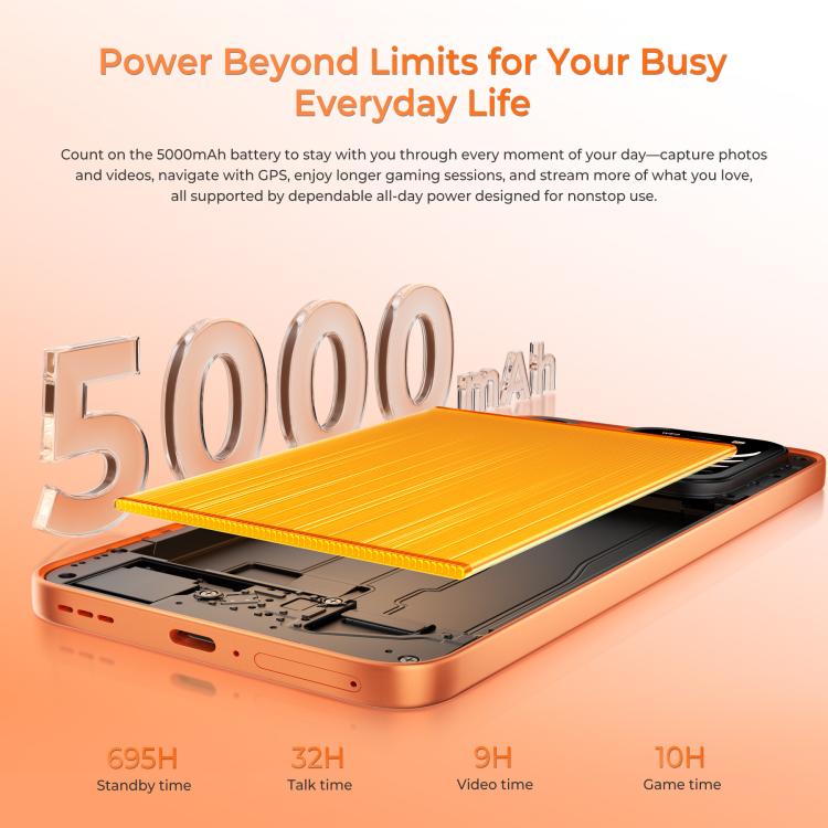 Oukitel P2 Plus Rugged Phone, 12GB+256GB, 5000mAh, Screen Fingerprint Identification, 6.7 inch Android 16 MediaTek Dimensity 7100 Octa Core, NFC, OTG, Network: 5G