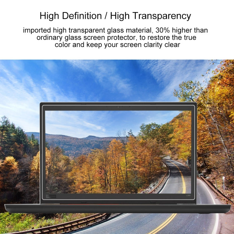 9H Surface Hardness Full Screen Tempered Glass Film for Lenovo ThinkPad L580 15.6 inch, Lenovo L580