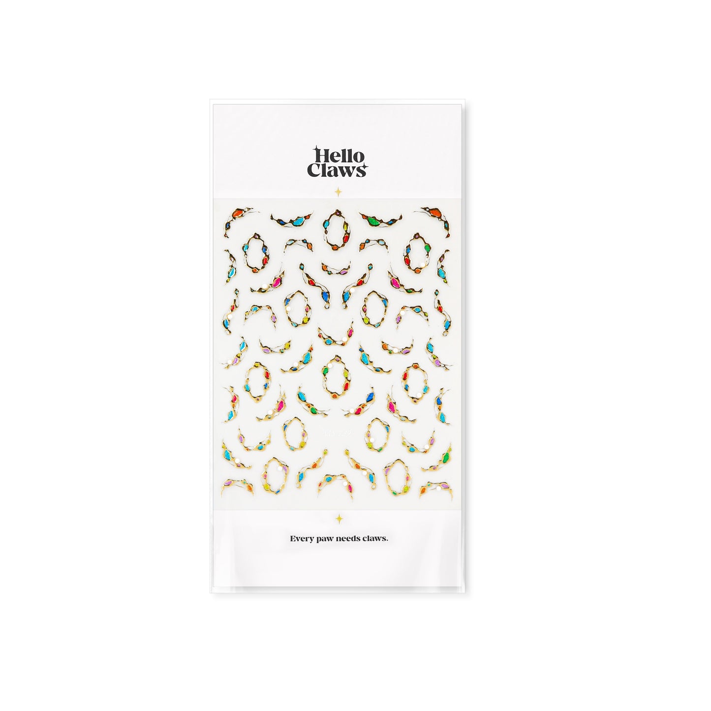 Hello Claws | Gemstone Necklace Nail Deco Sticker