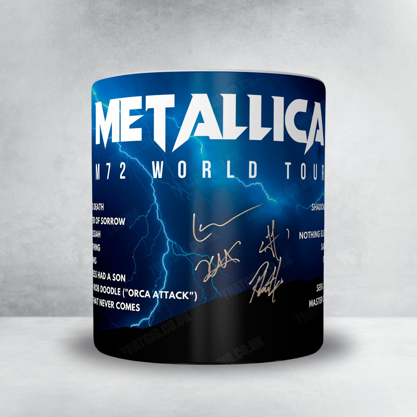 Metallica Setlist Mug - Stade Olympique, Montreal - August 13th, 2023