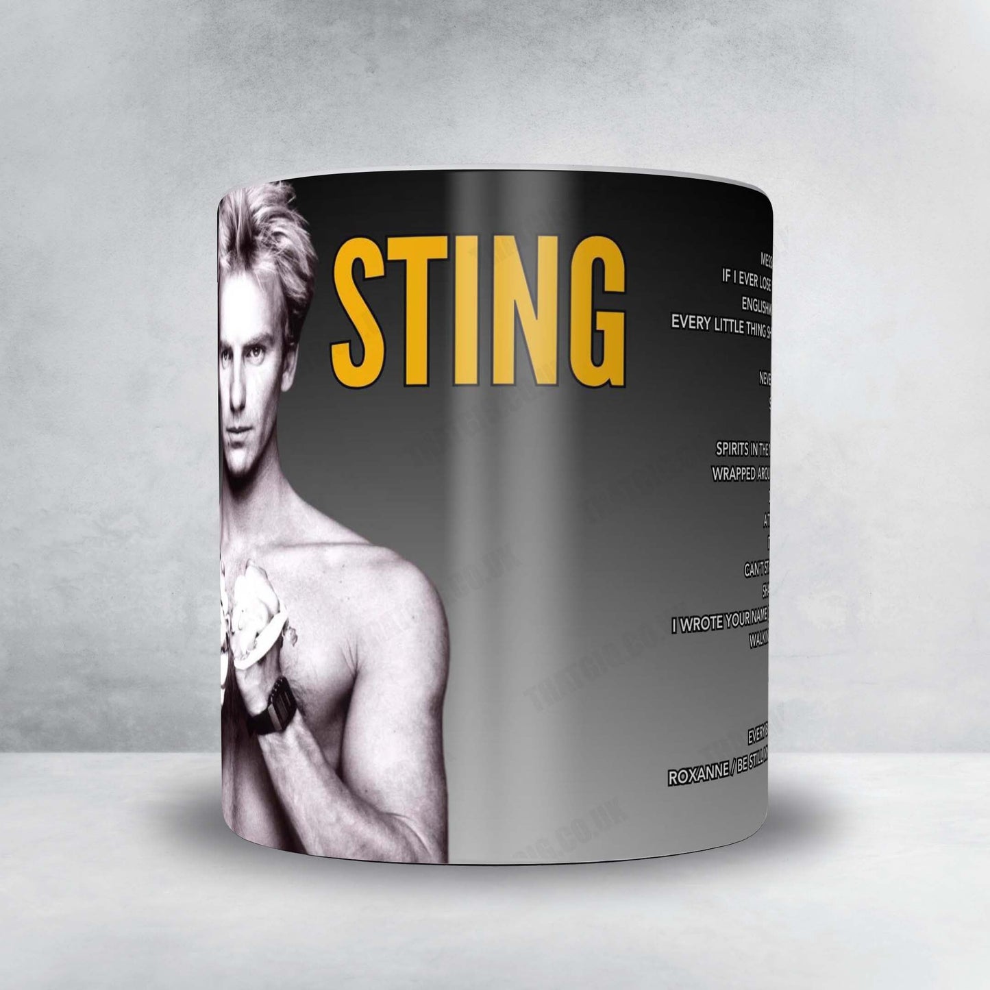Sting Setlist Mug - Etihad Arena, Abu Dhabi - April 3rd, 2025