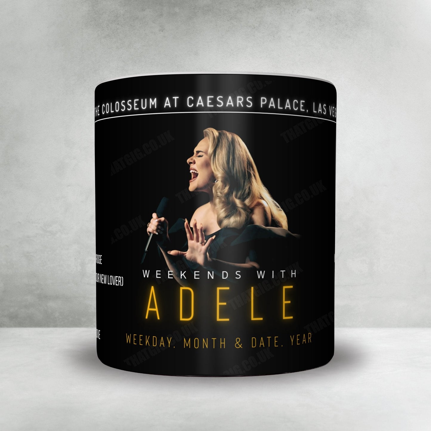 Adele Setlist Poster - The Colosseum at Caesars Palace, Las Vegas - June 1st, 2024